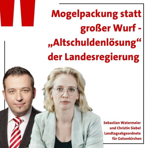 Sebastian Watermeier, MdL und Christin Siebel, MdL
